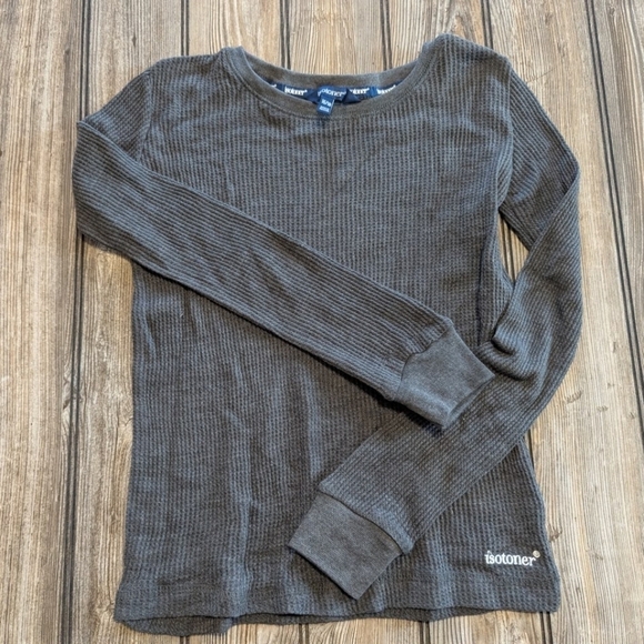 Isotoner thermal size 16 YOUTH gray. (SIZE IS MORE LIKE AN 8-10)see measurements - Picture 1 of 8